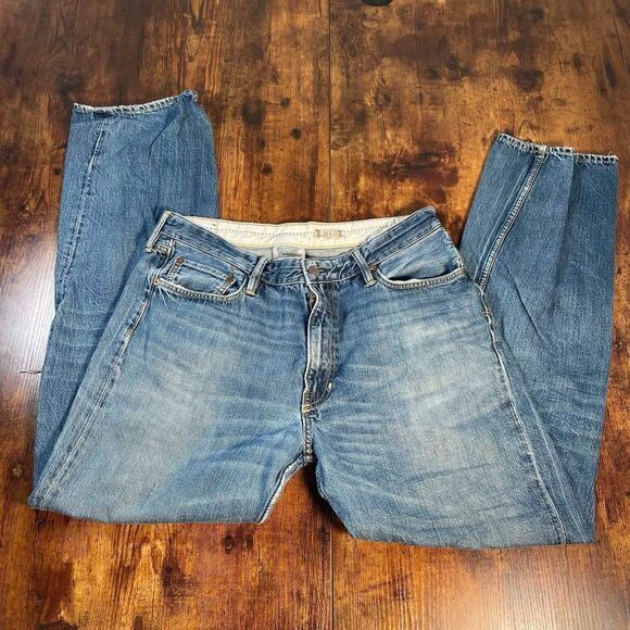 Polo Ralph Lauren Men's 32x29 Straight Leg Mid Rise Jeans Distress See Pictures - Picture 2 of 5